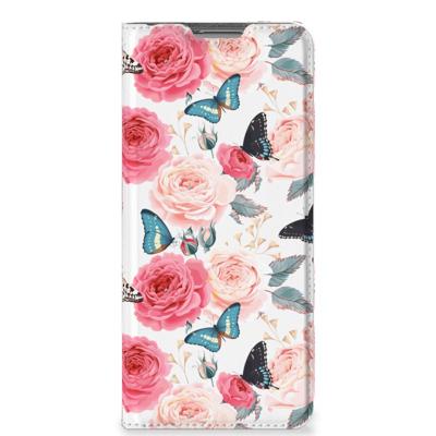 OPPO Find X5 Smart Cover Butterfly Roses OPPO Find X5 Smart Cover Butterfly Roses