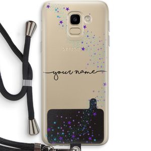 Sterren: Samsung Galaxy J6 (2018) Transparant Hoesje met koord