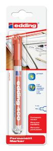 Viltstift edding 400 rond rood 1mm blister