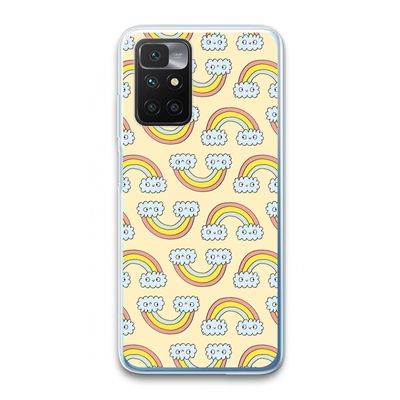 Regenboog: Xiaomi Redmi 10 Transparant Hoesje