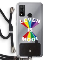 Het Leven Is Mooi: Huawei P Smart (2020) Transparant Hoesje met koord