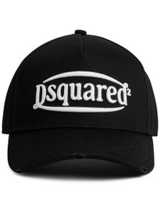 DSQUARED2 logo-embroidered baseball hat - Noir