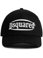 DSQUARED2 logo-embroidered baseball hat - Noir