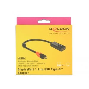 DisplayPort adapter voor USB-C monitor 4K Adapter