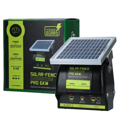 ZoneGuard Batterij App. Solar 3 W, 6km