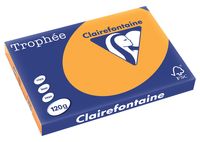 Clairefontaine Trophée Pastel, gekleurd papier, A3, 120 g, 250 vel, oranje - thumbnail