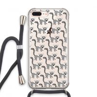 Makis: iPhone 8 Plus Transparant Hoesje met koord