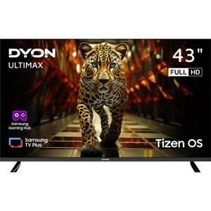 Dyon Ultimax 43F-TI LED-TV 108 cm 43 inch Energielabel E (A - G) DVB-T2, DVB-C, DVB-S2, Full HD, Smart TV, WiFi, CI+* Zwart