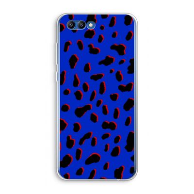 Blue Leopard: Honor 10 Transparant Hoesje