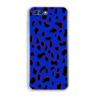 Blue Leopard: Honor 10 Transparant Hoesje