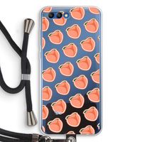 Just peachy: Honor 10 Transparant Hoesje met koord