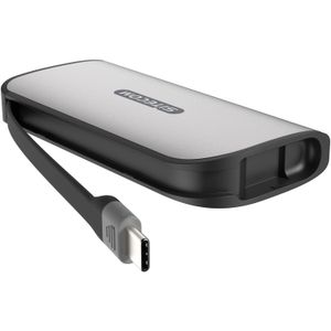 Sitecom USB-C Triple Display adapter met USB-C power delivery adapter