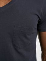 Urban Classics / t-shirt Pocket in blauw - thumbnail