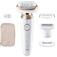 Elektrische epilator - BRAUN - Silk-épil 9 Flex - Gemakkelijk ontharen - 9-041 3D - Wit/Goud