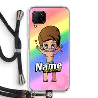 Chibi Maker man: Huawei P40 Lite Transparant Hoesje met koord