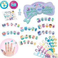 Mijn manicureset - AQUABEADS - Stitch - 40 nagels - stickers