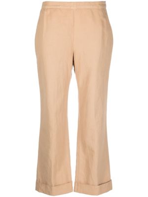 ASPESI pantalon court à coupe évasée - Tons neutres