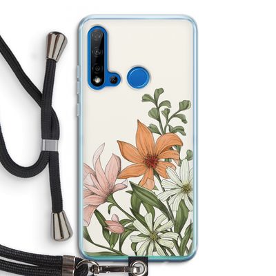 Floral bouquet: Huawei P20 Lite (2019) Transparant Hoesje met koord