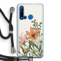 Floral bouquet: Huawei P20 Lite (2019) Transparant Hoesje met koord