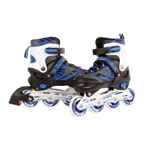 Inline skates - maat 37-40 - blauw/zwart