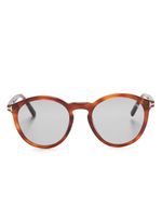 TOM FORD Eyewear lunettes de soleil à monture ronde - Marron