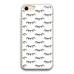 Wimpers: iPhone 7 Transparant Hoesje