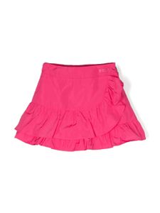 MSGM Kids jupe-short à volants - Rose