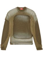 Diesel sweat K-Osbert à effet usé - Vert