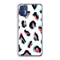 Cheetah color: Motorola Moto G9 Plus Transparant Hoesje