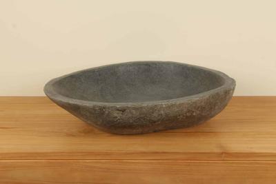 Flussstein Waschbecken RXL050302, 63x51x16 cm