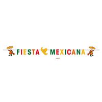 Letterslinger Mexico/Mexicaans feest thema 260 x 15 cm   - - thumbnail