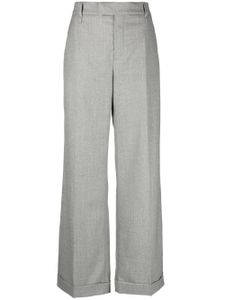 Brunello Cucinelli pantalon de costume à fermeture dissimulée - Gris