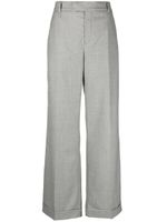 Brunello Cucinelli pantalon de costume à fermeture dissimulée - Gris