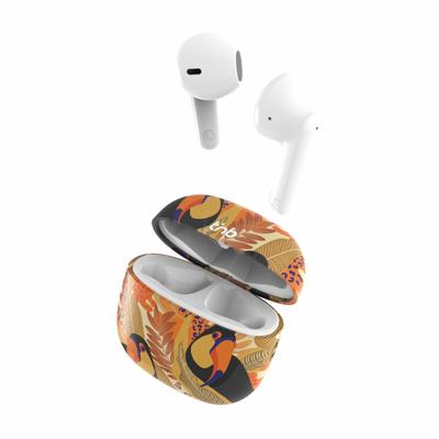 Draadloze Hoofdtelefoon met Oplaadetui T'NB TOUCAN Geel Oranje