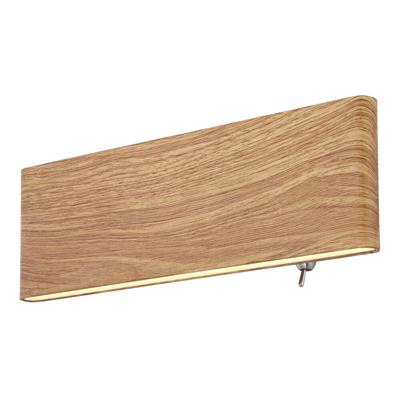 Globo Design wandlampSiegfried S hout met schakelaar - 41751W-8