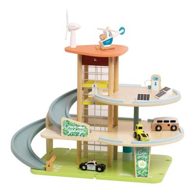 Classic World houten duurzame garage met accessoires, 19dlg.