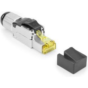 ACT Field termination plug RJ45 CAT6A shielded. toolless. 4PPoE 100W