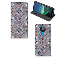 Nokia 1.4 Standcase Flower Tiles - thumbnail