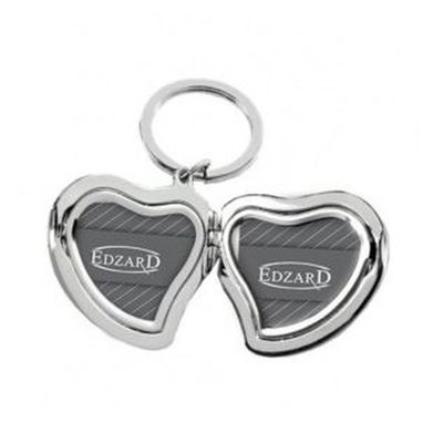 Edzard Sleutelhanger Hart 2x 3x3,5 cm Edzard Sleutelhanger Hart 2x 3x3,5 cm