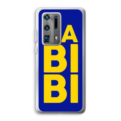 Habibi Blue: Huawei P40 Pro Plus Transparant Hoesje