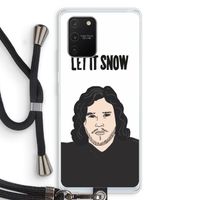 Let It Snow: Samsung Galaxy S10 Lite Transparant Hoesje met koord