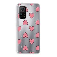Ondersteboven verliefd: Xiaomi Mi 10T 5G Transparant Hoesje