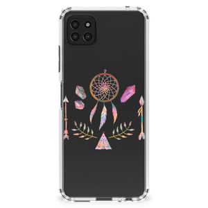 Samsung Galaxy A22 5G Stevig Bumper Hoesje Boho Dreamcatcher