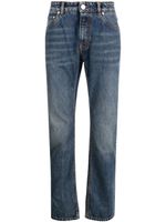 ETRO Pegaso-motif slim-cut jeans - Bleu - thumbnail