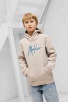 Malelions Striped Signature Hoodie Kids Beige - Maat 152 - Kleur: Beige | Soccerfanshop