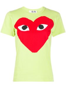 Comme Des Garçons Play t-shirt imprimé devant - Vert