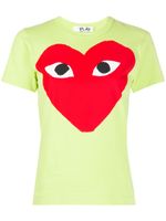 Comme Des Garçons Play t-shirt imprimé devant - Vert - thumbnail