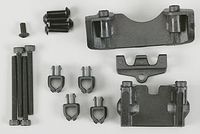 Shock mounts (front & rear)/ wire clip (1)/ chassis wire clips (4)/ 3x32mm cs (4)/ 3x6mm bcs (1) - thumbnail