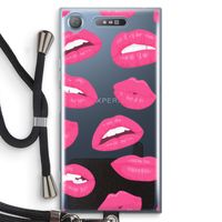 Bite my lip: Sony Xperia XZ1 Transparant Hoesje met koord Bite my lip: Sony Xperia XZ1 Transparant Hoesje met koord