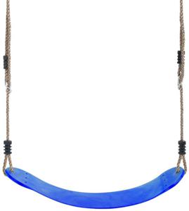 Swing King Flexibel Schommelzitje in hoogte Verstelbaar EVA Blauw